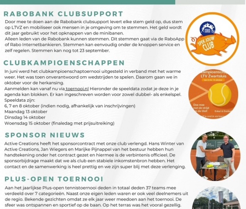 Nieuwsbrief 13 september 2025