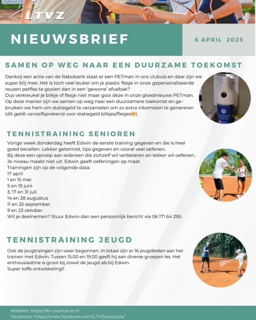 Nieuwsbrief 6 april 2025